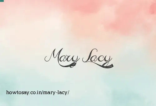 Mary Lacy