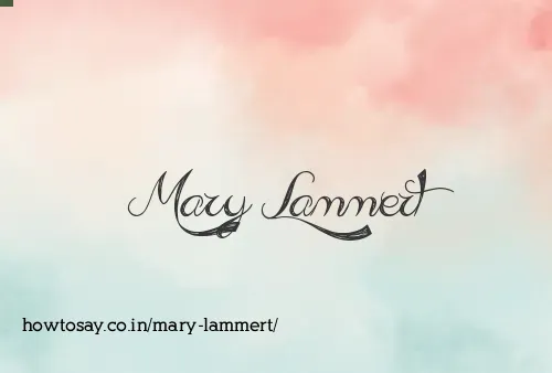 Mary Lammert