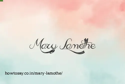 Mary Lamothe