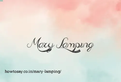Mary Lamping