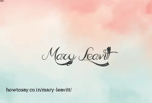 Mary Leavitt