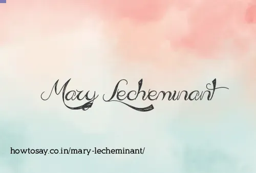 Mary Lecheminant