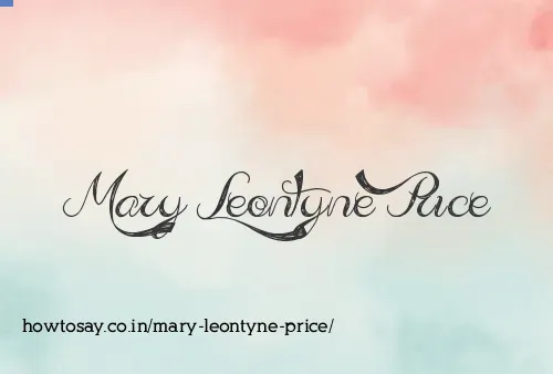 Mary Leontyne Price