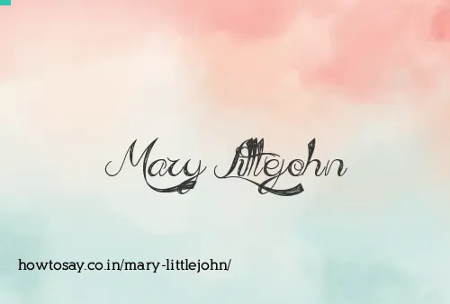 Mary Littlejohn