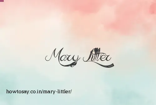 Mary Littler