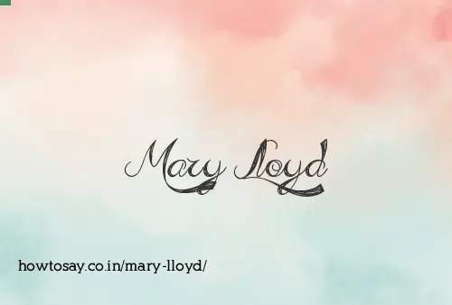 Mary Lloyd