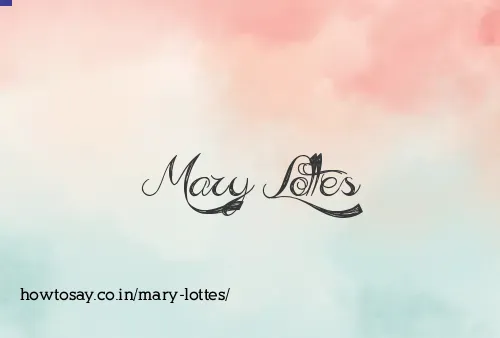 Mary Lottes
