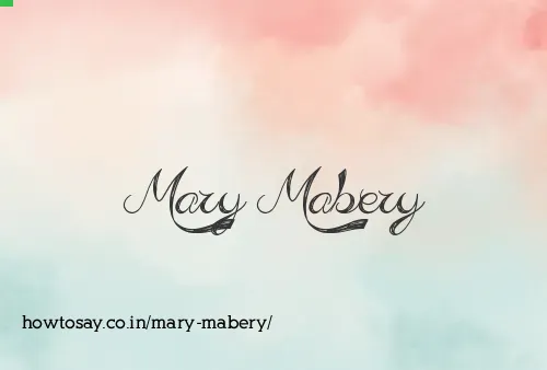 Mary Mabery