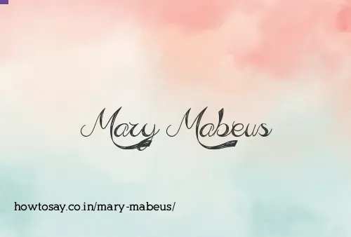 Mary Mabeus