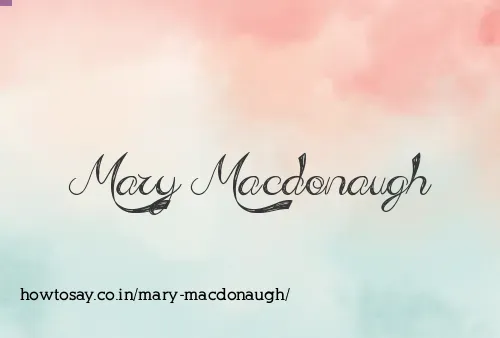 Mary Macdonaugh