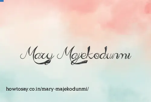 Mary Majekodunmi