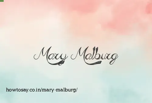Mary Malburg
