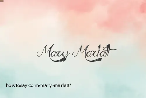 Mary Marlatt