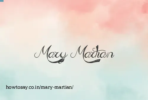 Mary Martian