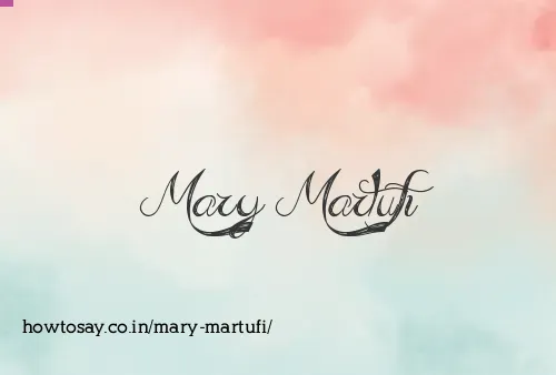 Mary Martufi