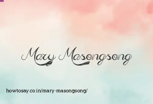 Mary Masongsong