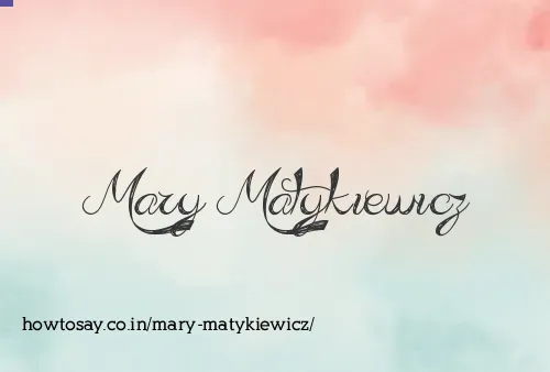 Mary Matykiewicz
