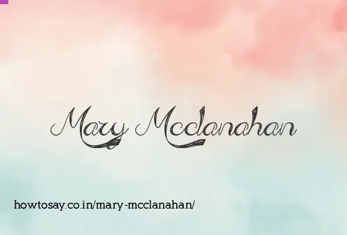 Mary Mcclanahan
