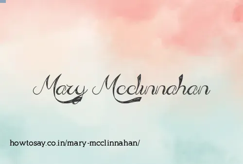Mary Mcclinnahan