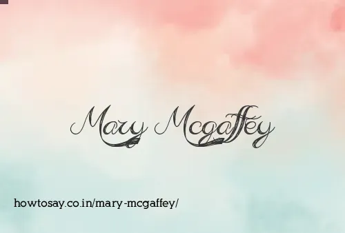 Mary Mcgaffey
