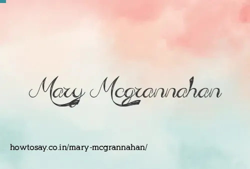 Mary Mcgrannahan