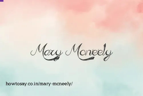 Mary Mcneely