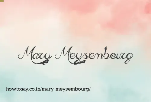 Mary Meysembourg