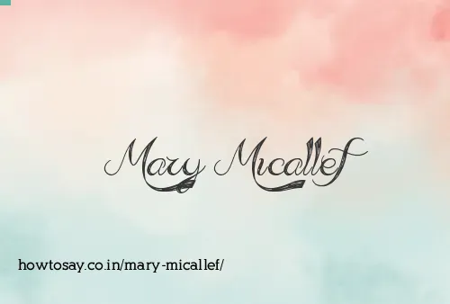 Mary Micallef