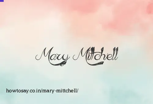 Mary Mittchell