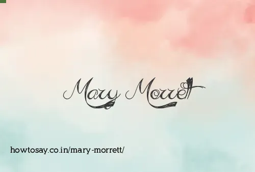Mary Morrett