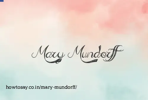 Mary Mundorff
