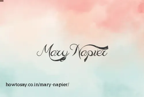 Mary Napier