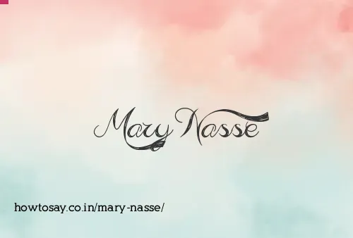 Mary Nasse