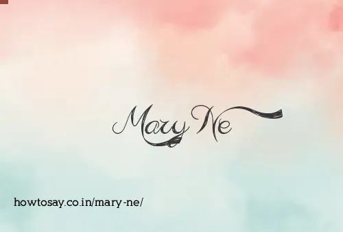 Mary Ne
