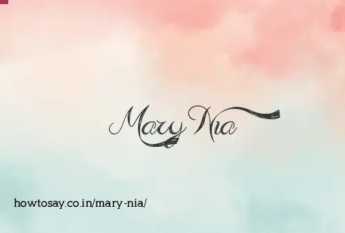 Mary Nia
