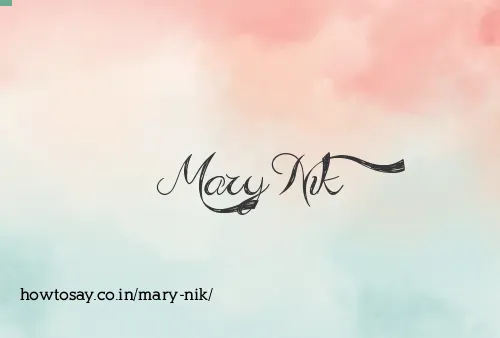 Mary Nik