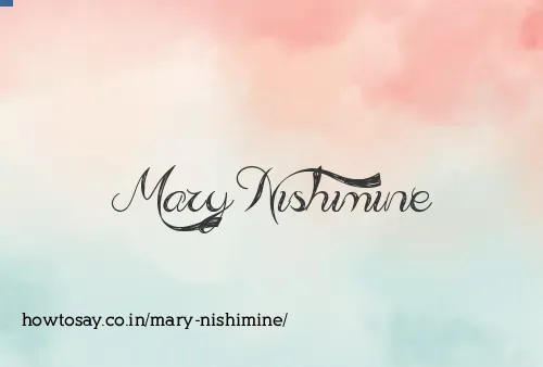 Mary Nishimine