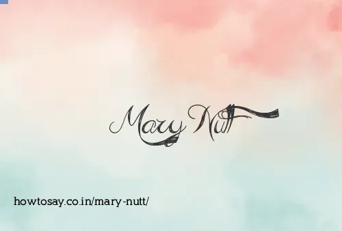 Mary Nutt