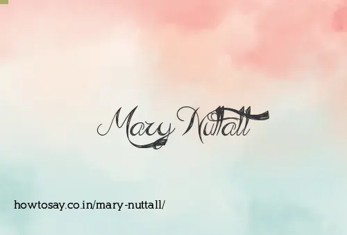 Mary Nuttall