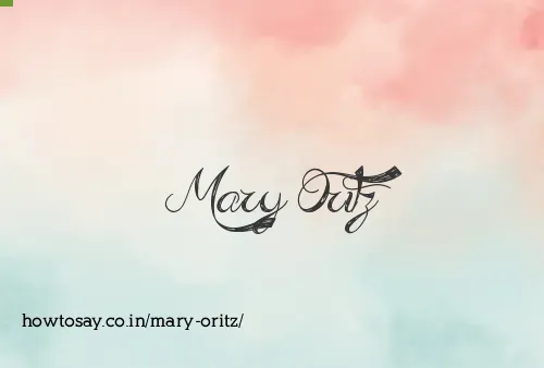 Mary Oritz