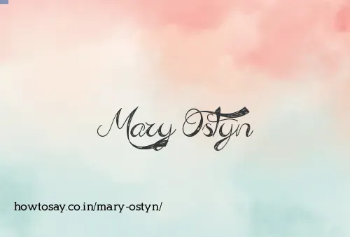 Mary Ostyn