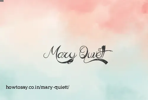 Mary Quiett