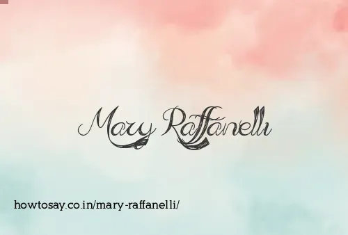 Mary Raffanelli