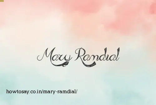 Mary Ramdial