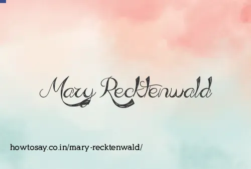 Mary Recktenwald