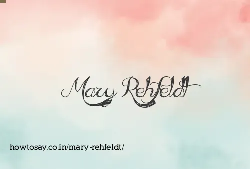 Mary Rehfeldt