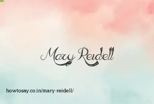 Mary Reidell