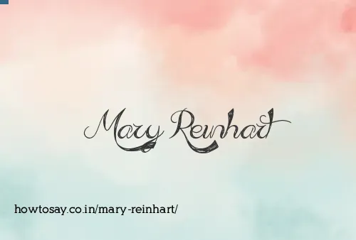 Mary Reinhart