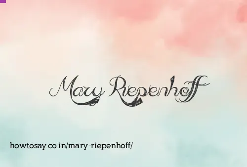 Mary Riepenhoff