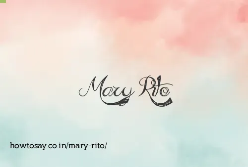 Mary Rito